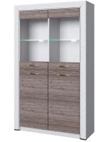 Фото  шкаф-витрина 2v2d оливия (olivia) производитель Анрэкс