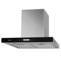 Вытяжка купольная Prima plus 60 (600х500хh400(780)) (Материал Металл/Стекло , Цвет Металлик/Черный) в Алупке от производителя 