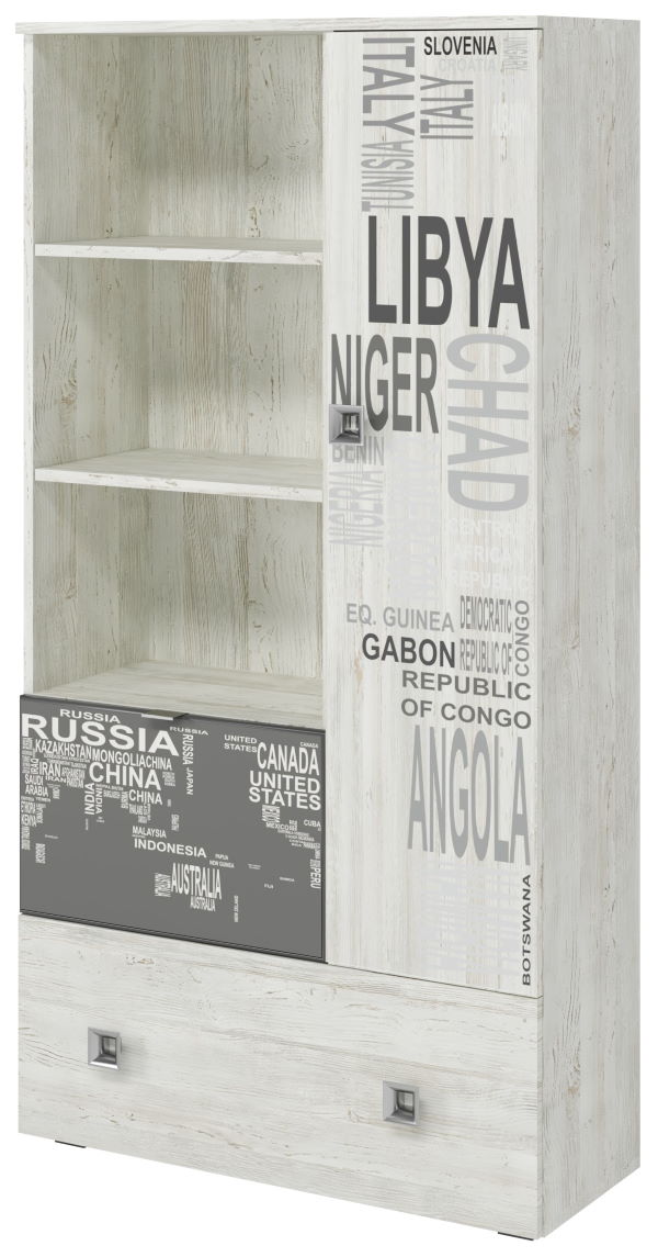 Фото Шкаф книжный Поло от производителя Регина в Алупке по цене 9&nbsp;430 ₽