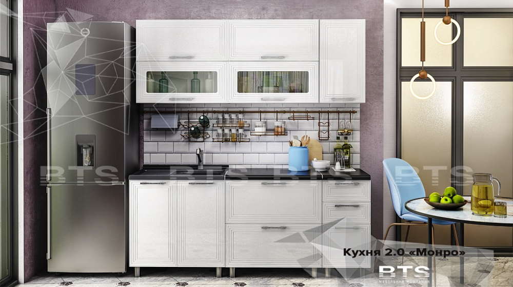 Фото Кухня Монро (2,0) от производителя БТС  в Алупке по цене 38 040 ₽