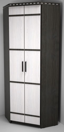 Фото Шкаф Ольга-13 (80) угловой  от производителя Фант-мебель в Алупке по цене 12&nbsp;040 ₽