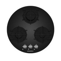 Варочная поверхность газовая 3-х комф. MGHG 53 19 (520х520) (Материал Стеклокерамика , Цвет Черный) в Алупке от производителя 