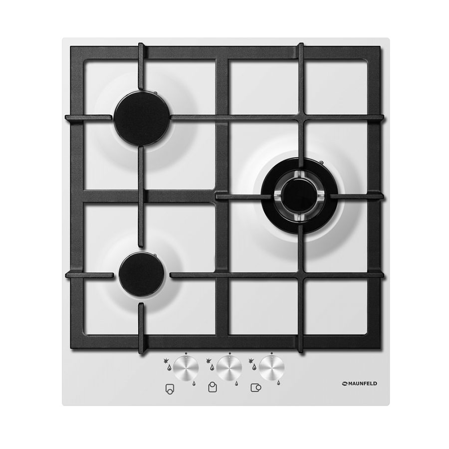 Фото Варочная поверхность газовая 3-х комф. MGHE 43 71 (450х520) от производителя Maunfeld в Алупке по цене 15 450 ₽