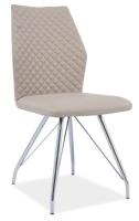 Стул Signal H604 ( Обивка стула:экокожа , хром, бежевый (Signal) ) в Алупке от производителя 