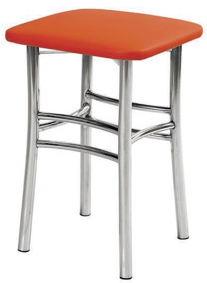 Фото Табурет Квадрат хром от производителя Мир стульев в Алупке по цене 2 020 ₽