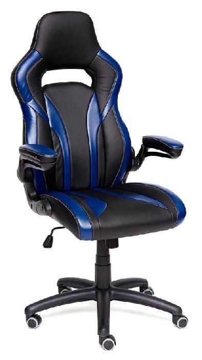 Кресло геймерское Рокет (Rocket) (Материал обивки: кожзам, цвет обивки: черный-темно-синий (Tetchair) )
