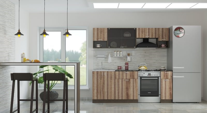 Фото Кухня Зара (2,1) от производителя Интерьер-центр в Алупке по цене 12&nbsp;600 ₽