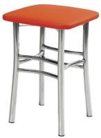 Табурет Квадрат хром ( Обивка стула:кожзам , хром, в ассортименте (Мир стульев) ) в Алупке от производителя 