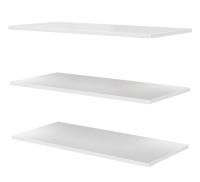 Комплект полок Грация (ЛДСП) на шкаф с витриной 2 дв. (белый  (Браво-мебель) ) в Алупке от производителя 