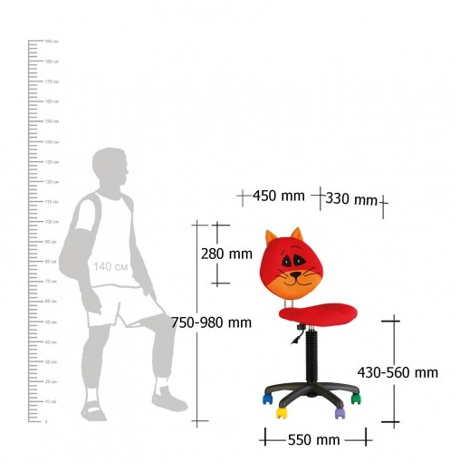 Фото Кресло компьютерное Кэт (Cat) GTS от производителя Новый стиль в Алупке по цене 6 390 ₽