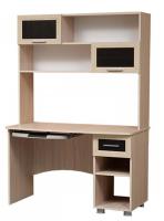 Фото pryamye-kompyuternye-stoly стол письменный уголок школьника производитель Марибель