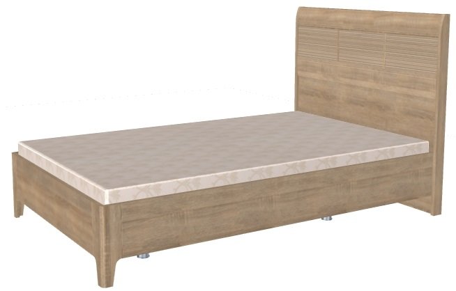 Фото Кровать односпальная Мелисса КР-2861 (СМ 120х200) с ламельным основанием от производителя Лером в Алупке по цене 31 160 ₽