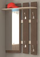 veshalki-nastennye вешалка виктория 25 с зеркалом производитель Бон-мебель