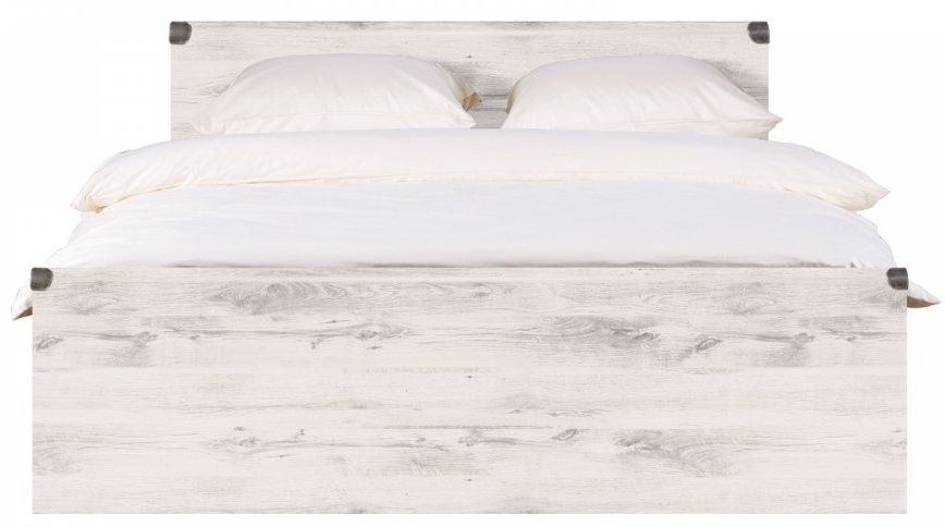 Фото Кровать двуспальная Индиана JLOZ (СМ 160х200) без основания от производителя Black Red White (БРВ) в Алупке по цене 17&nbsp;850 ₽