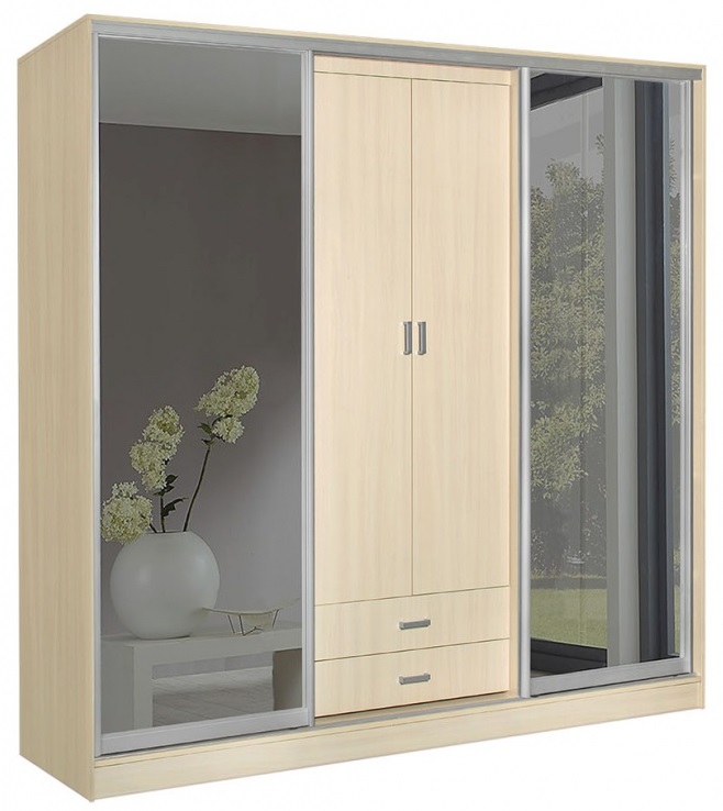 Фото Шкаф-купе Лорд 1.1 (2 двери) от производителя Мебель Маркет в Алупке по цене 63&nbsp;940 ₽