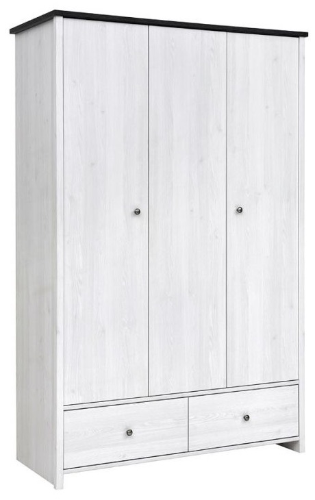 Фото Шкаф Порто SZF3D2S (129) трехдверный от производителя Black Red White (БРВ) в Алупке по цене 30 340 ₽
