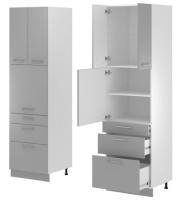 Кухня Монс пенал ПСВ-63 (белый, графит,(Леко)) в Алупке от производителя 