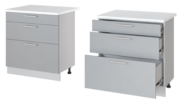 Фото Кухня Бронкс стол-рабочий Н-83 от производителя Леко в Алупке по цене 9&nbsp;630 ₽