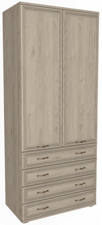 Фото Шкаф Карина ШК-1006 (90) двухдверный от производителя Лером в Алупке по цене 41&nbsp;620 ₽