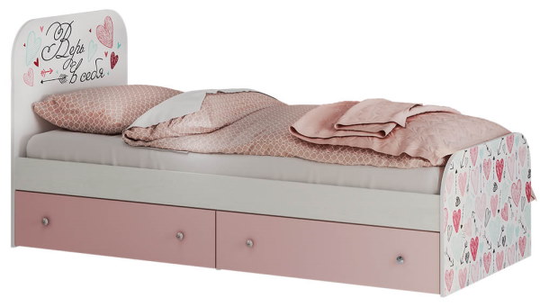 Фото Кровать детская Малибу КР-10 Light (СМ 80х186) с ящиками от производителя БТС  в Алупке по цене 12 740 ₽