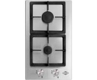 Варочная поверхность газовая 2-х комф. PG-303 (300х510) (Материал Металл , Цвет Металлик) в Алупке от производителя 