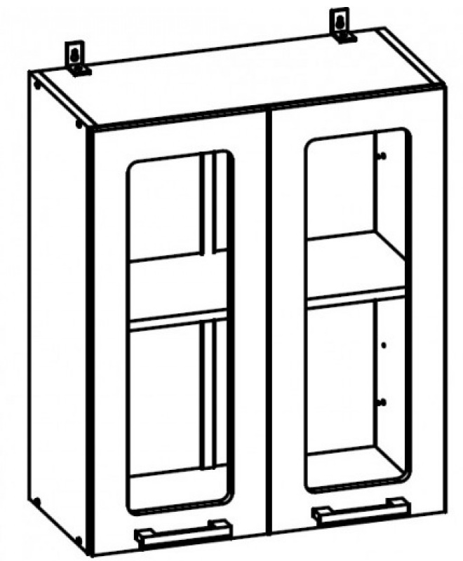 Фото Кухня Волна шкаф навесной Ш700с (72) от производителя SV-мебель в Алупке по цене 6&nbsp;710 ₽