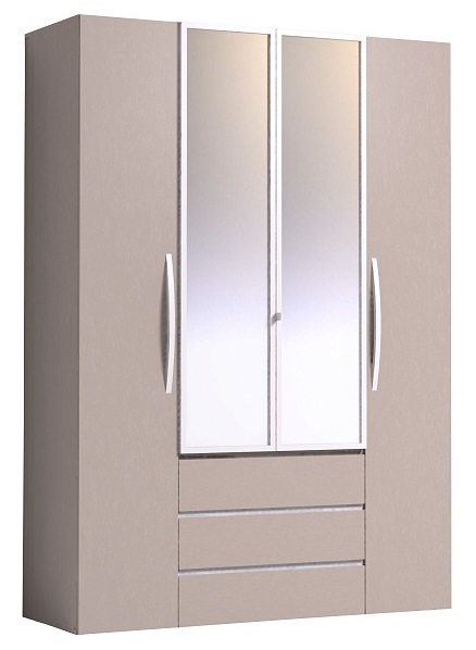 Фото Шкаф Брауни (Brownie)-555 (160) четырехдверный от производителя Глазов в Алупке по цене 49 580 ₽