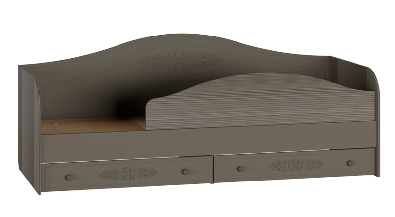 Фото Кровать односпальная Ассоль плюс АС-10 (СМ 80х200) комплектуется настилом от производителя Компасс в Алупке по цене 27&nbsp;800 ₽