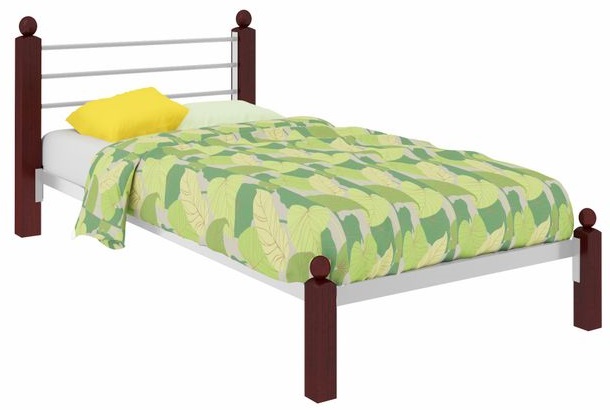 Фото Кровать односпальная Милана Lux (СМ 90х200) трубка металл от производителя Милсон в Алупке по цене 16 460 ₽