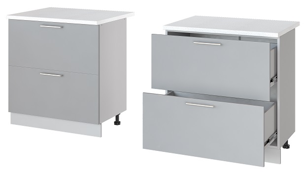 Фото Кухня Бронкс стол-рабочий Н-82 от производителя Леко в Алупке по цене 8&nbsp;800 ₽