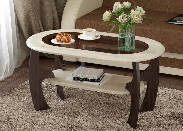 Фото Стол журнальный Маджеста-2 от производителя Олмеко в Алупке по цене 6&nbsp;650 ₽