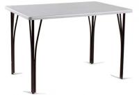 Стол обеденный Граф (металл, мдф-ясень серебро,  медный антик (Бител) ) в Алупке от производителя 