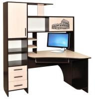 Стол компьютерный КЛ-6.0 (правый) (лдсп, лдсп-венге,  венге, дуб молочный (Росток) ) в Алупке от производителя 