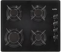 Варочная поверхность газовая 4-х конф. VENTOLUX HG640 - A1 GEE (580х500хh30)  (Материал корпуса Закалёное стекло , Цвет Черный) в Алупке от производителя 