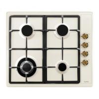 Варочная поверхность газовая 4-х конф. VENTOLUX HG640 L1 CEST (580х500хh43) (Корпус Эмаль , Цвет Черный) в Алупке от производителя 