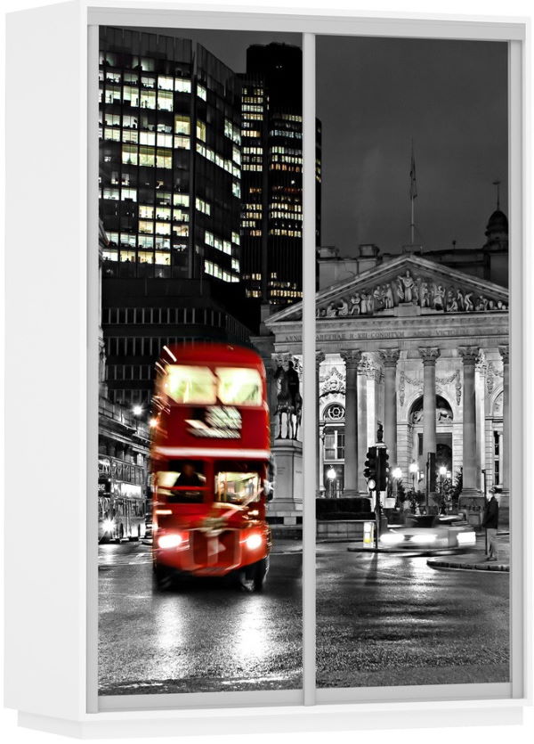 Фото Шкаф-купе Экспресс Дуо Фото (1,6х0,6х2,2 - 2 двери) от производителя Мебельная компания Е1 в Алупке по цене 39&nbsp;840 ₽