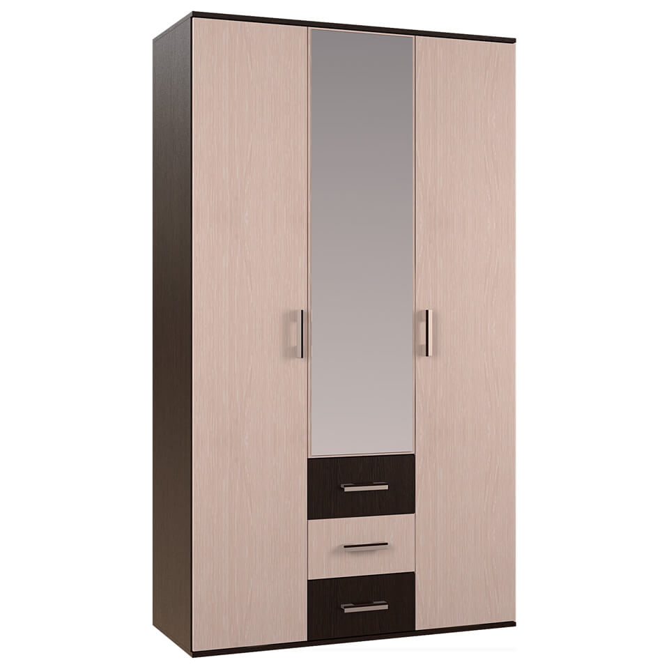 Фото Шкаф Белла (120) трехдверный  от производителя БТС  в Алупке по цене 13&nbsp;310 ₽