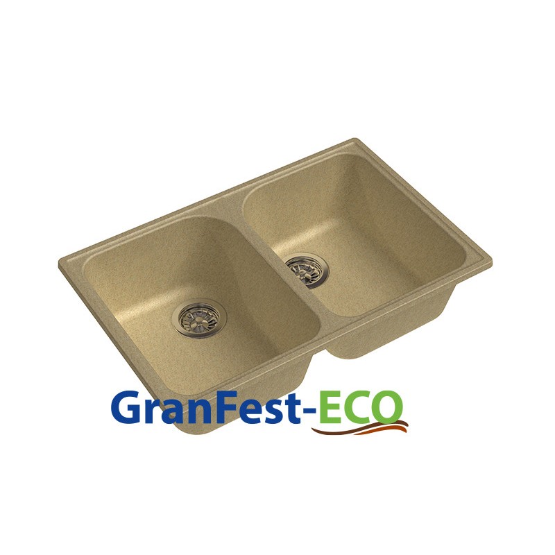 Фото Мойка Granfest eco-15 (ГР 740х480хh200) (шир.ящ.min 720) без сифона от производителя Granfest в Алупке по цене 4 750 ₽