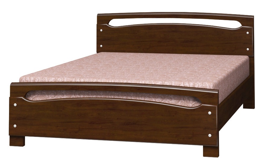Фото Кровать двуспальная Камелия-2 (СМ 160х200) без основания с универсальными царгами от производителя Браво-мебель в Алупке по цене 22&nbsp;910 ₽
