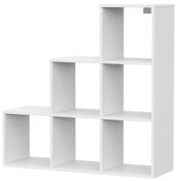 Стеллаж Токио (лесенка) (белый текстурный (No name) ) в Алупке от производителя 