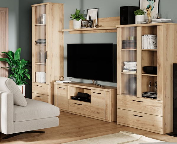 Фото Шкаф с витриной 1V2S Дорсет (Doorset) от производителя Анрэкс в Алупке по цене 16 980 ₽