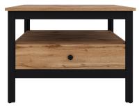 Стол журнальный Loft LAW (мдф, лдсп-дуб вотан,  черный (Black Red White (БРВ)) ) в Алупке от производителя 