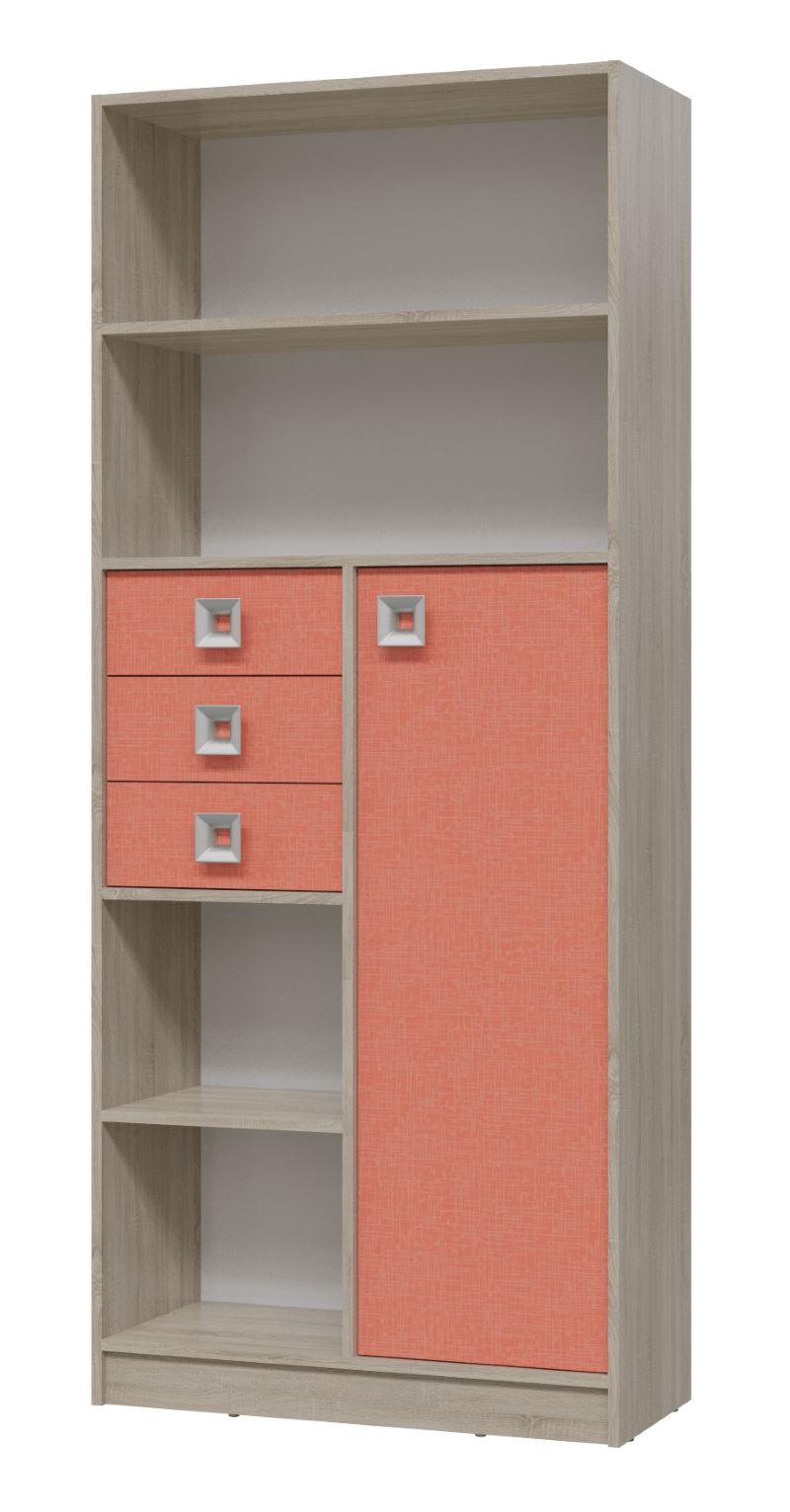 Фото Шкаф-стеллаж Сити с ящиками от производителя Гранд Кволити в Алупке по цене 13&nbsp;560 ₽