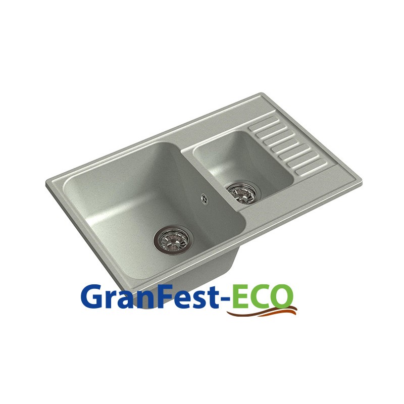 Фото Мойка Granfest eco-21К (ГР 740х480хh200) (шир.ящ.min 720) без сифона от производителя Granfest в Алупке по цене 4 100 ₽