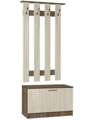 Фото Вешалка с тумбой Машенька (800) от производителя Мебель Маркет в Алупке по цене 6&nbsp;770 ₽