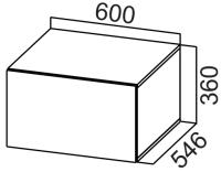 Кухня Модерн NEW шкаф навесной ШГ600г (36) (серый, графит,(SV-мебель)) в Алупке от производителя 