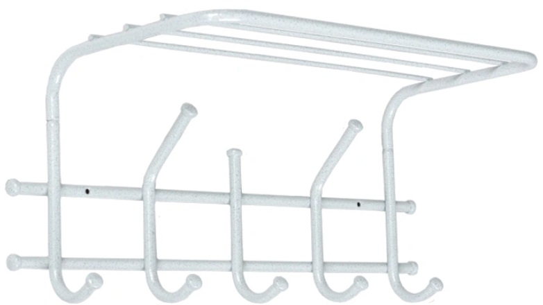 Фото Вешалка с полкой Эра 5 от производителя Завод металлических изделий в Алупке по цене 570 ₽