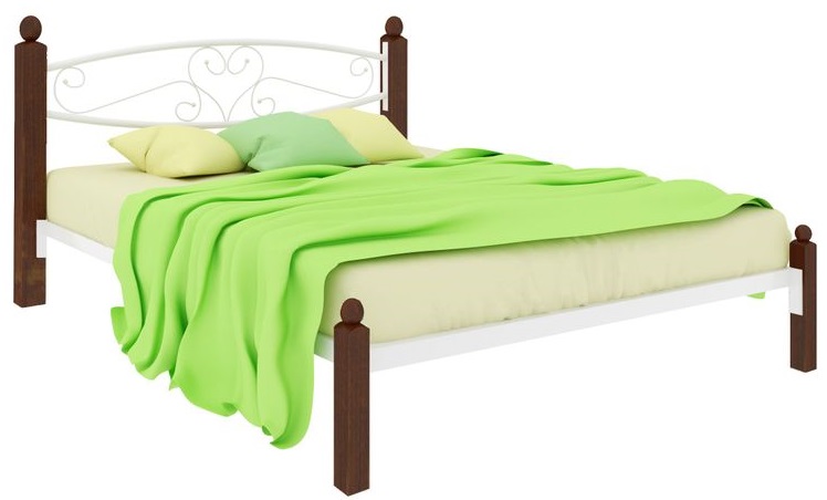 Фото Кровать двуспальная Каролина Lux (СМ 140х200) трубка металл от производителя Милсон в Алупке по цене 18 920 ₽