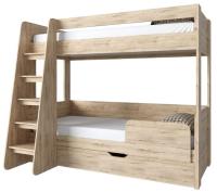 Фото dvukhyarusnye-krovati кровать двухъярусная оскар (oskar) (см 90х200) с основанием производитель Анрэкс