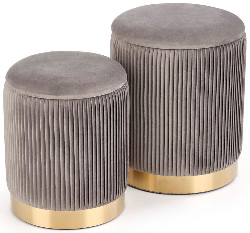 Фото Комплект Halmar Monty (2 пуфа) от производителя Halmar  в Алупке по цене 11&nbsp;440 ₽